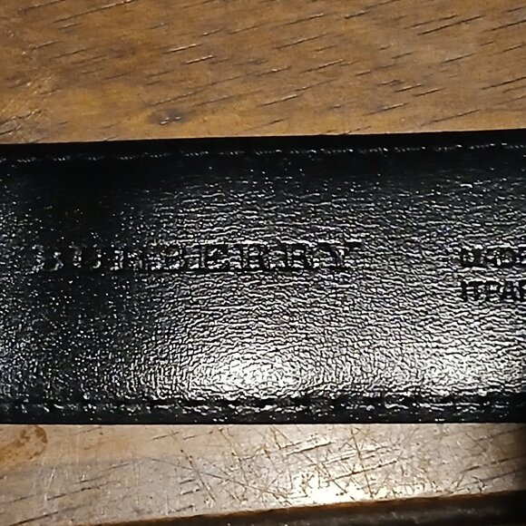 Burberry Woman Buckle Belt Burberry Check Pattern Black Size S - Picture 6 of 7